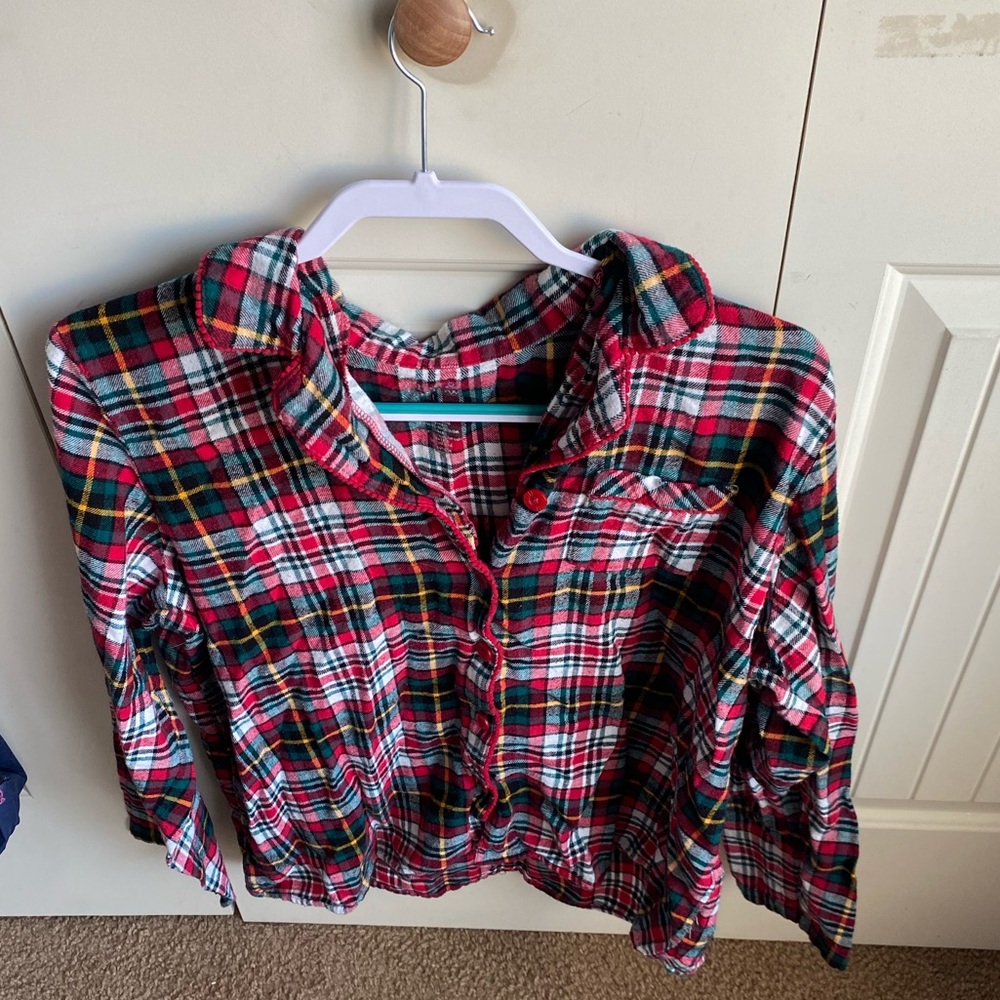 Craft and Barrow plaid pajama shirt